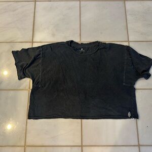 FP Movement by Free People Black Crop Top